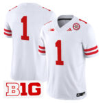 Men’s Nebraska Cornhuskers 2024 Vapor Limited Jersey – All Stitched