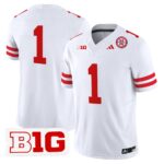 Men’s Nebraska Cornhuskers 2024 Vapor Limited Jersey – All Stitched