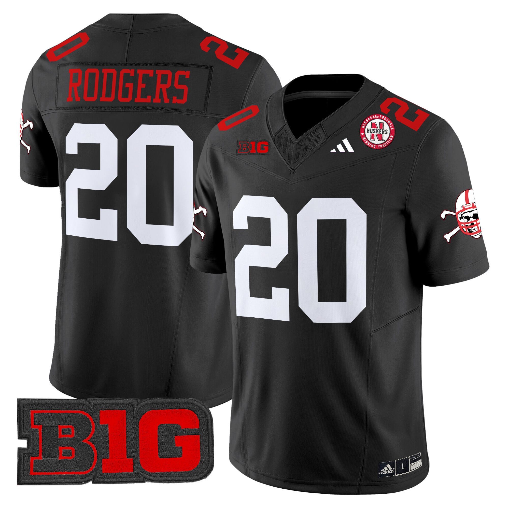 Men’s Nebraska Cornhuskers 2024 Vapor Limited Jersey – All Stitched
