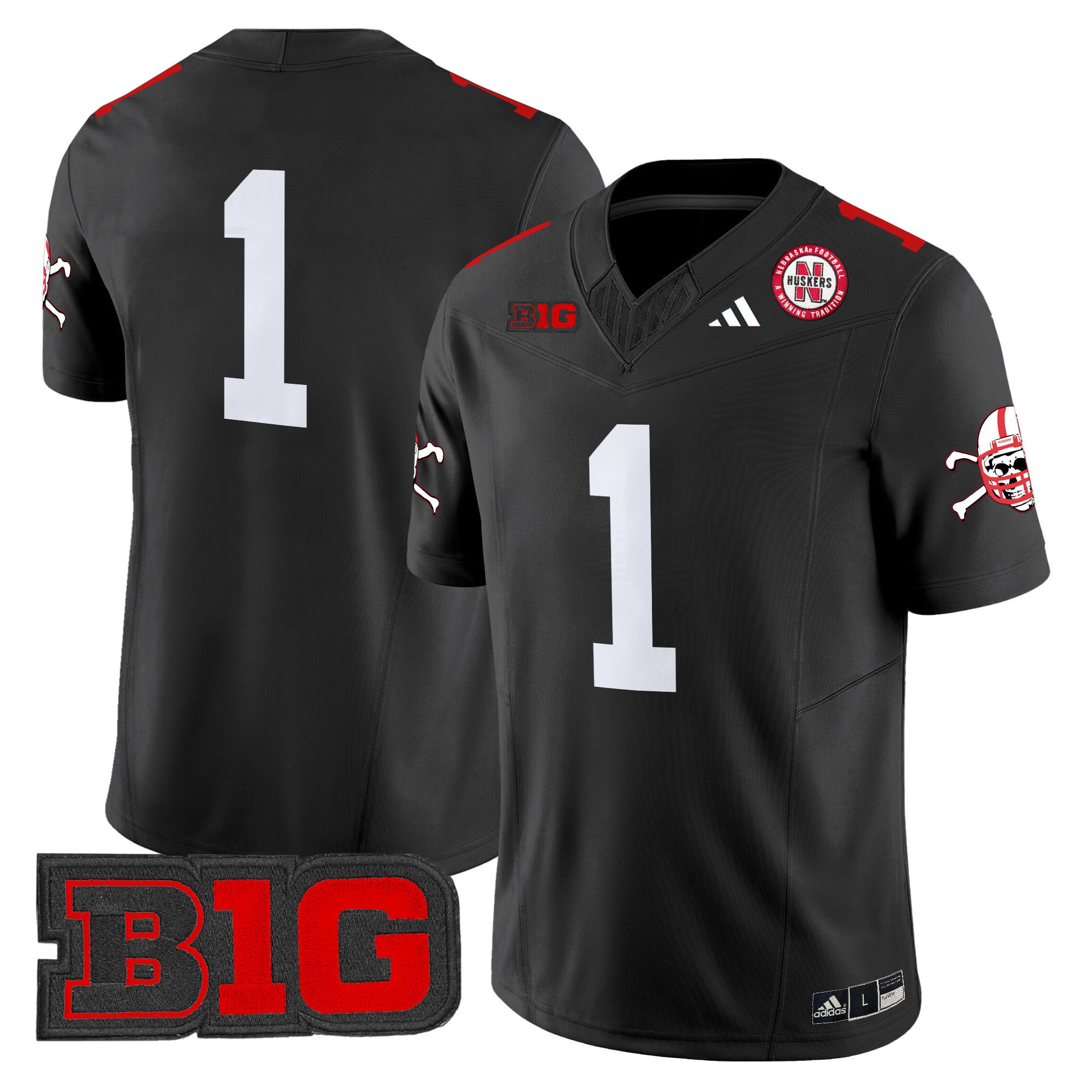 Men’s Nebraska Cornhuskers 2024 Vapor Limited Jersey – All Stitched