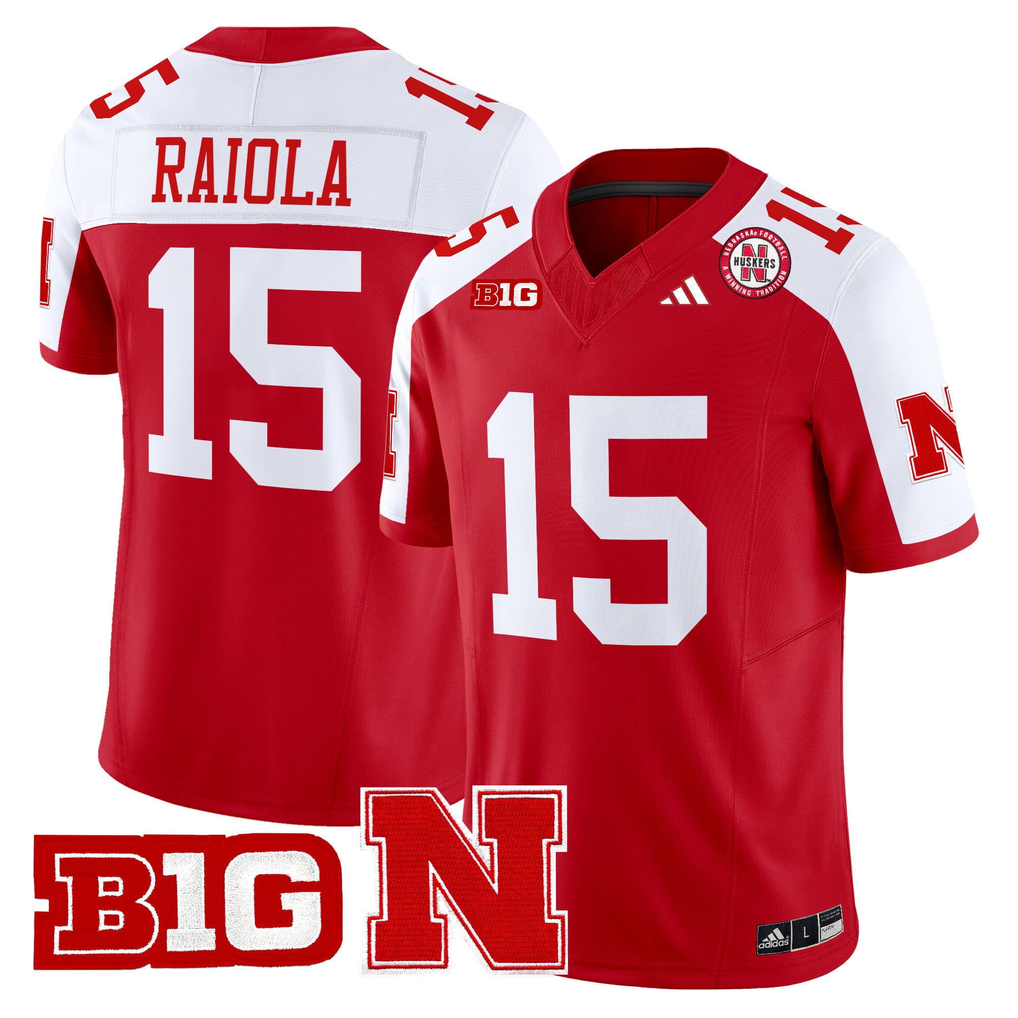 Men’s Nebraska Cornhuskers 2024 Vapor Limited Jersey – All Stitched