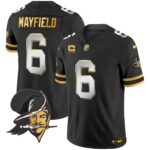 Men’s Buccaneers Throwback Gold Vapor Limited Jersey – All Stitched