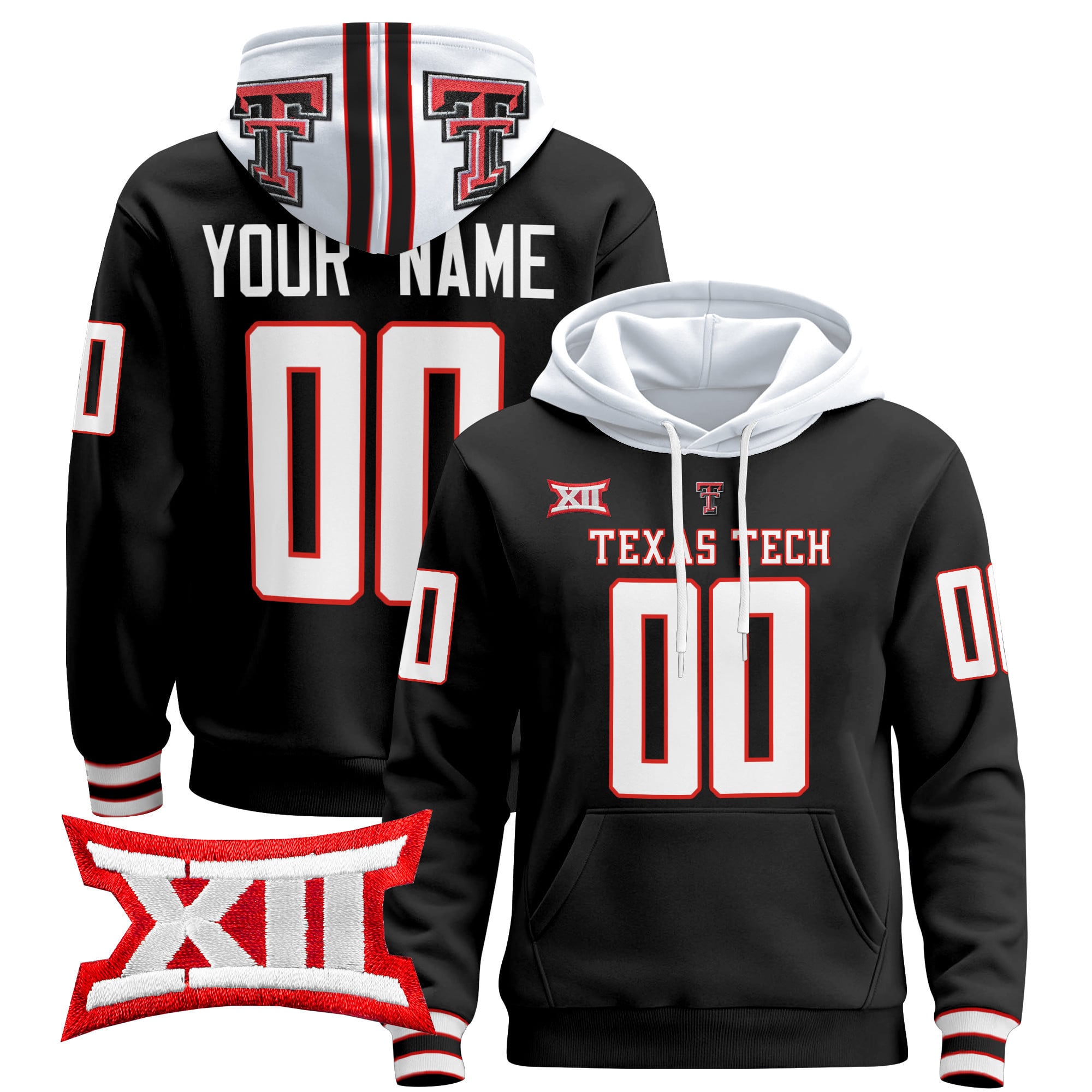 Texas Tech Red Raiders 2024 Custom Pullover Hoodie