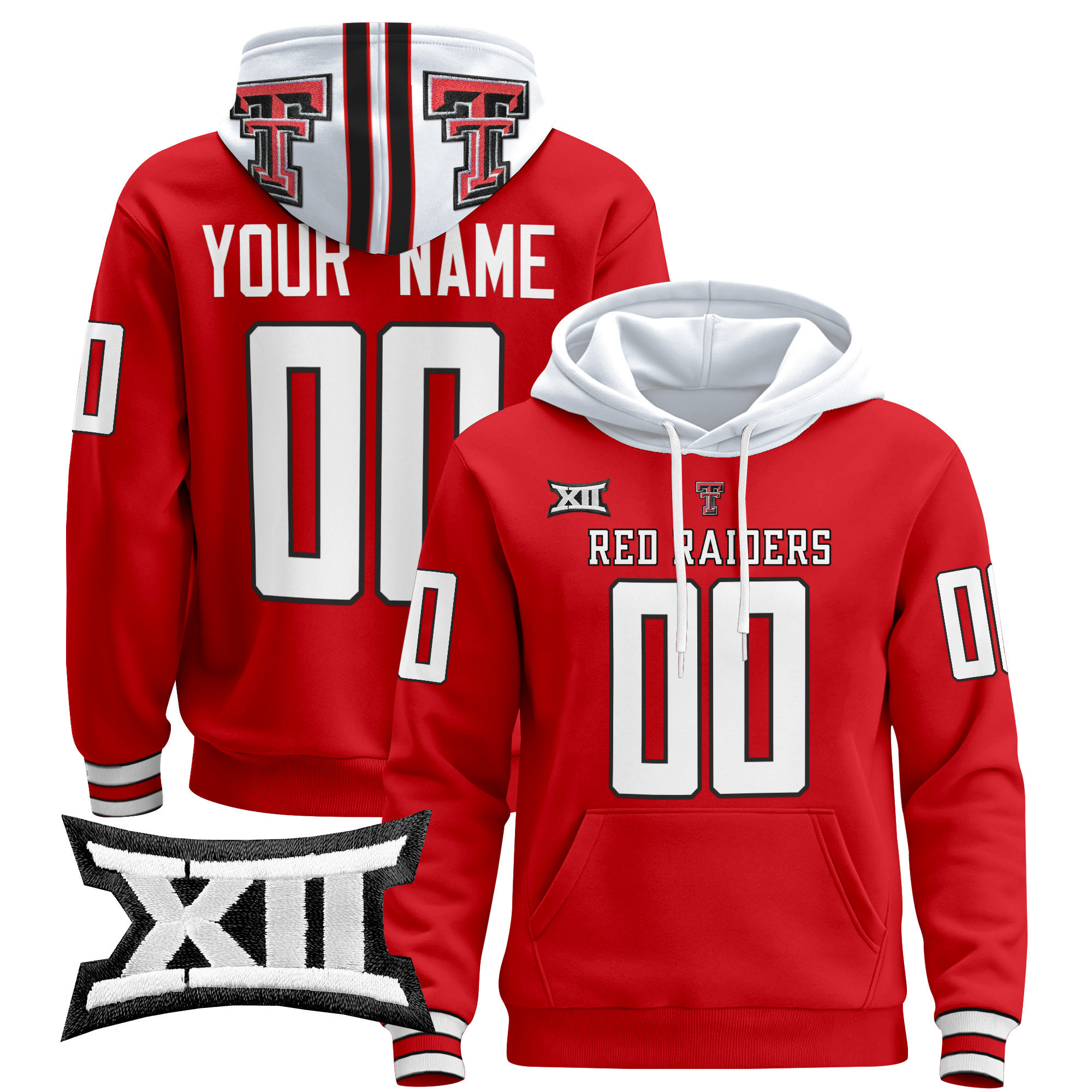 Texas Tech Red Raiders 2024 Custom Pullover Hoodie