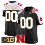 Nebraska Cornhuskers 2024 Gold Trim Vapor Limited Custom Jersey – All Stitched
