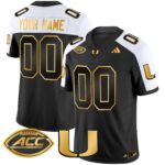 Miami Hurricanes 2024 Gold Vapor Limited Custom Jersey – All Stitched