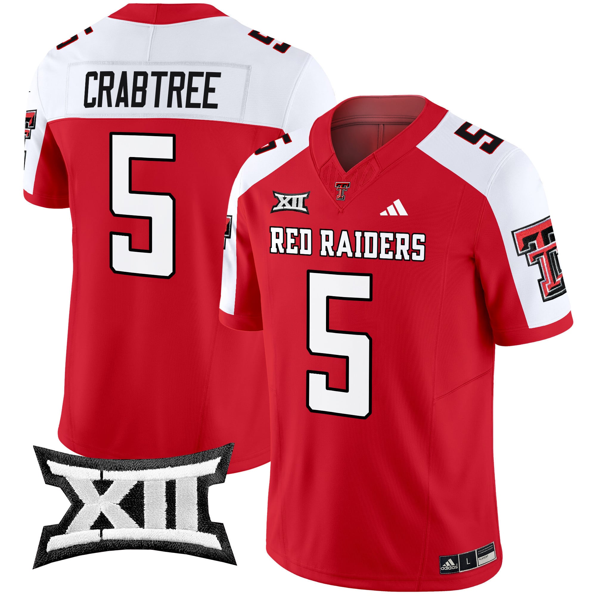 Men’s Texas Tech Red Raiders 2024 Vapor Limited Jersey – All Stitched