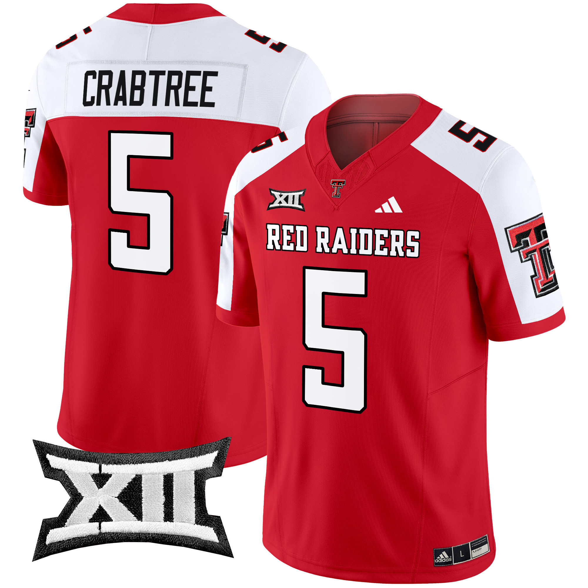 Men’s Texas Tech Red Raiders 2024 Vapor Limited Jersey – All Stitched