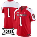 Men’s Texas Tech Red Raiders 2024 Vapor Limited Jersey – All Stitched