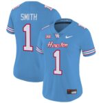 Women’s Houston Cougars 2023 Oilers Inspired Vapor Jersey – All Stitched
