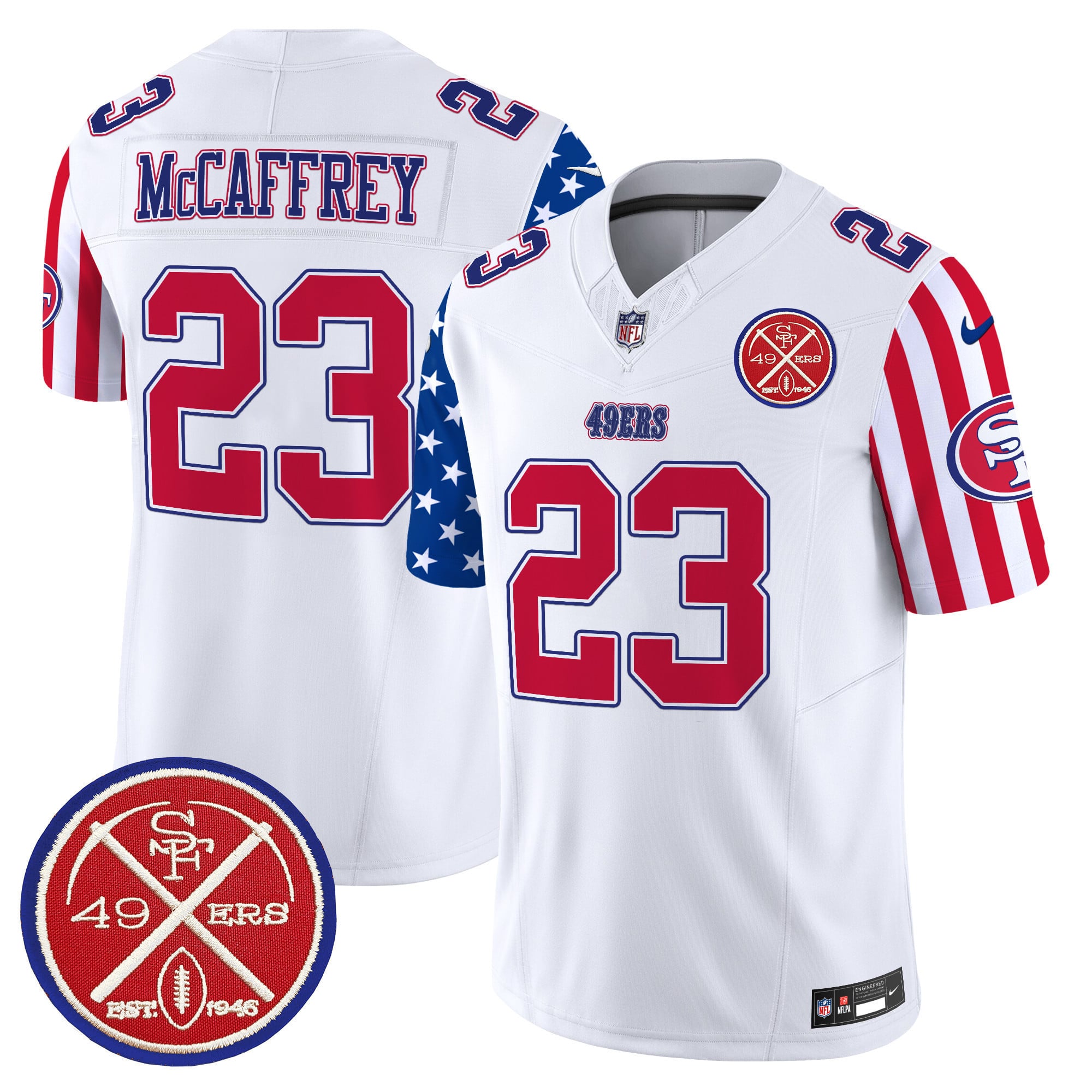 Men’s 49ers American Style Vapor Limited Jersey – All Stitched