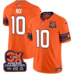 Men’s Denver Broncos 3x Patch Colorado Flag Vapor Limited Jersey – All Stitched