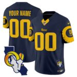 Custom Gender/Name Rams Special Vapor Limited Jersey V2 – All Stitched