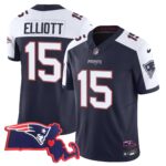 Men’s Patriots Massachusetts Patch Vapor Jersey – All Stitched