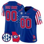 Custom Gender/Name Georgia Bulldogs American Style Vapor Limited Jersey – All Stitched
