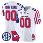 Custom Gender/Name Georgia Bulldogs American Style Vapor Limited Jersey – All Stitched