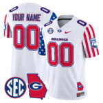 Custom Gender/Name Georgia Bulldogs American Style Vapor Limited Jersey – All Stitched
