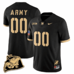 Army Black Knights Rocky The Bulldog Patch Vapor Custom Jersey – All Stitched