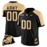 Army Black Knights Rocky The Bulldog Patch Vapor Custom Jersey – All Stitched