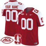 Stanford Cardinal 2024 ACC Patch Vapor Limited Custom Jersey – All Stitched