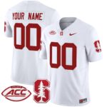Stanford Cardinal 2024 ACC Patch Vapor Limited Custom Jersey – All Stitched