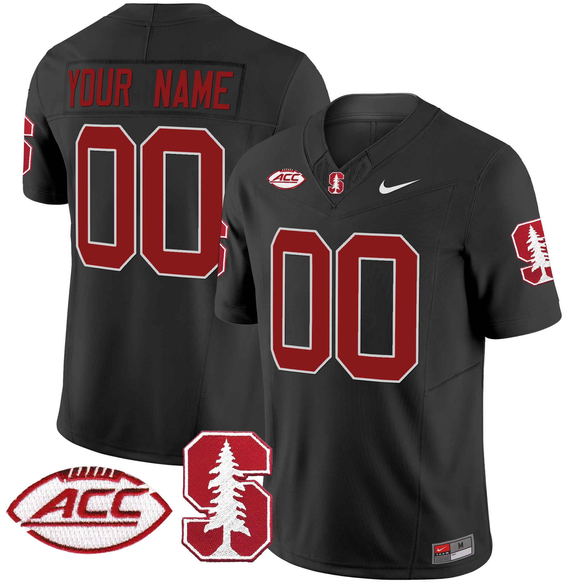 Stanford Cardinal 2024 ACC Patch Vapor Limited Custom Jersey – All Stitched
