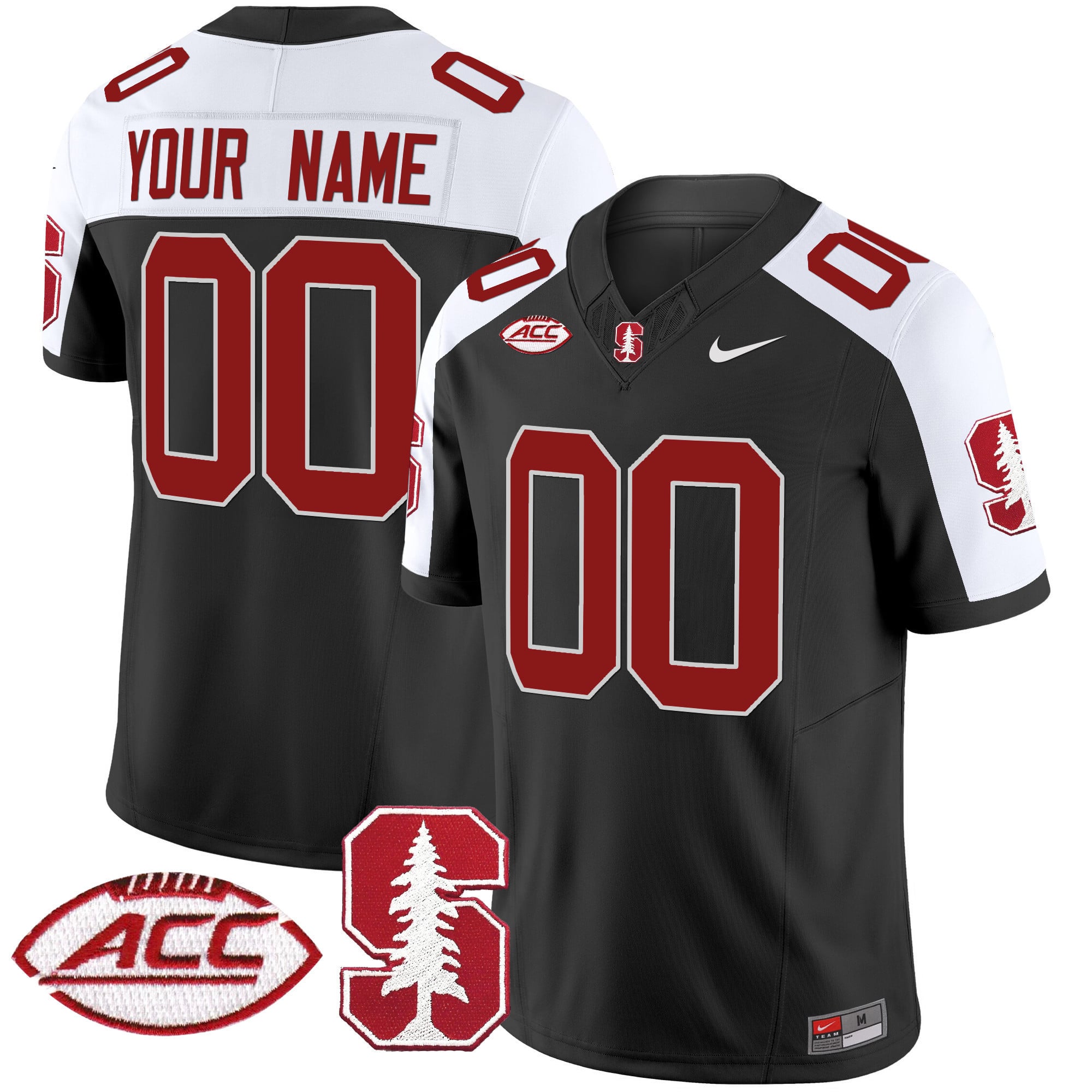 Stanford Cardinal 2024 ACC Patch Vapor Limited Custom Jersey – All Stitched