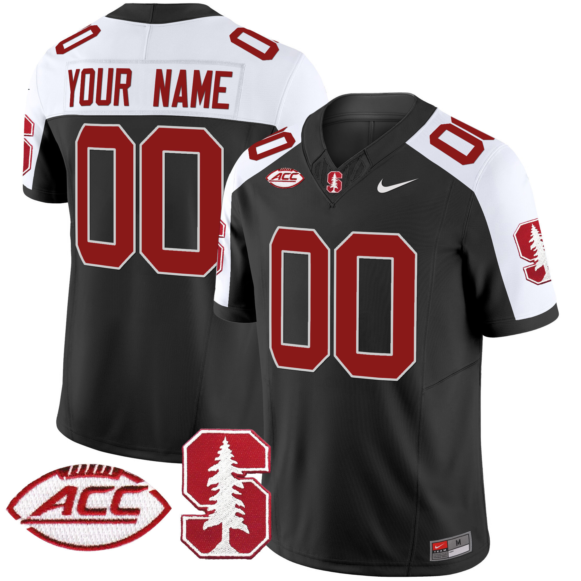 Stanford Cardinal 2024 ACC Patch Vapor Limited Custom Jersey – All Stitched