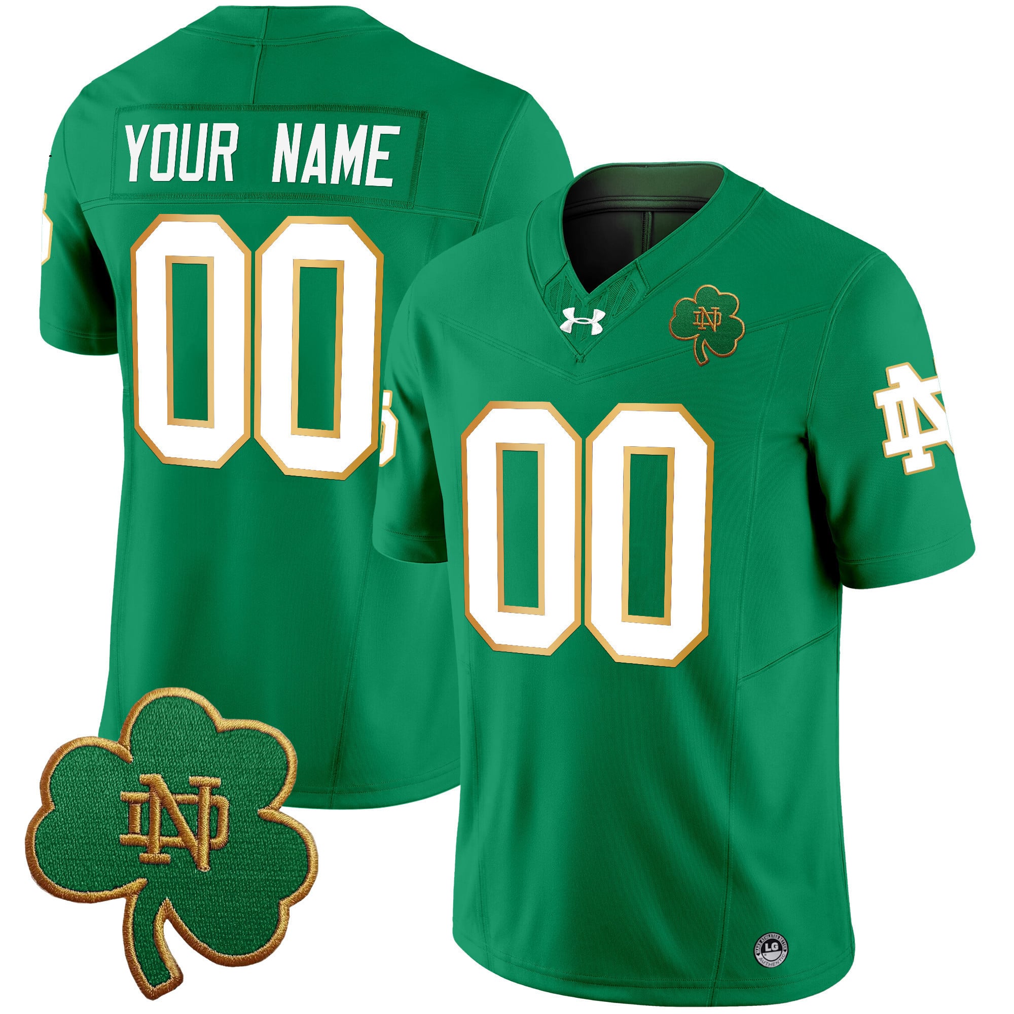 Notre Dame Fighting Irish 2024 Vapor Limited Custom Jersey V3 – All Stitched