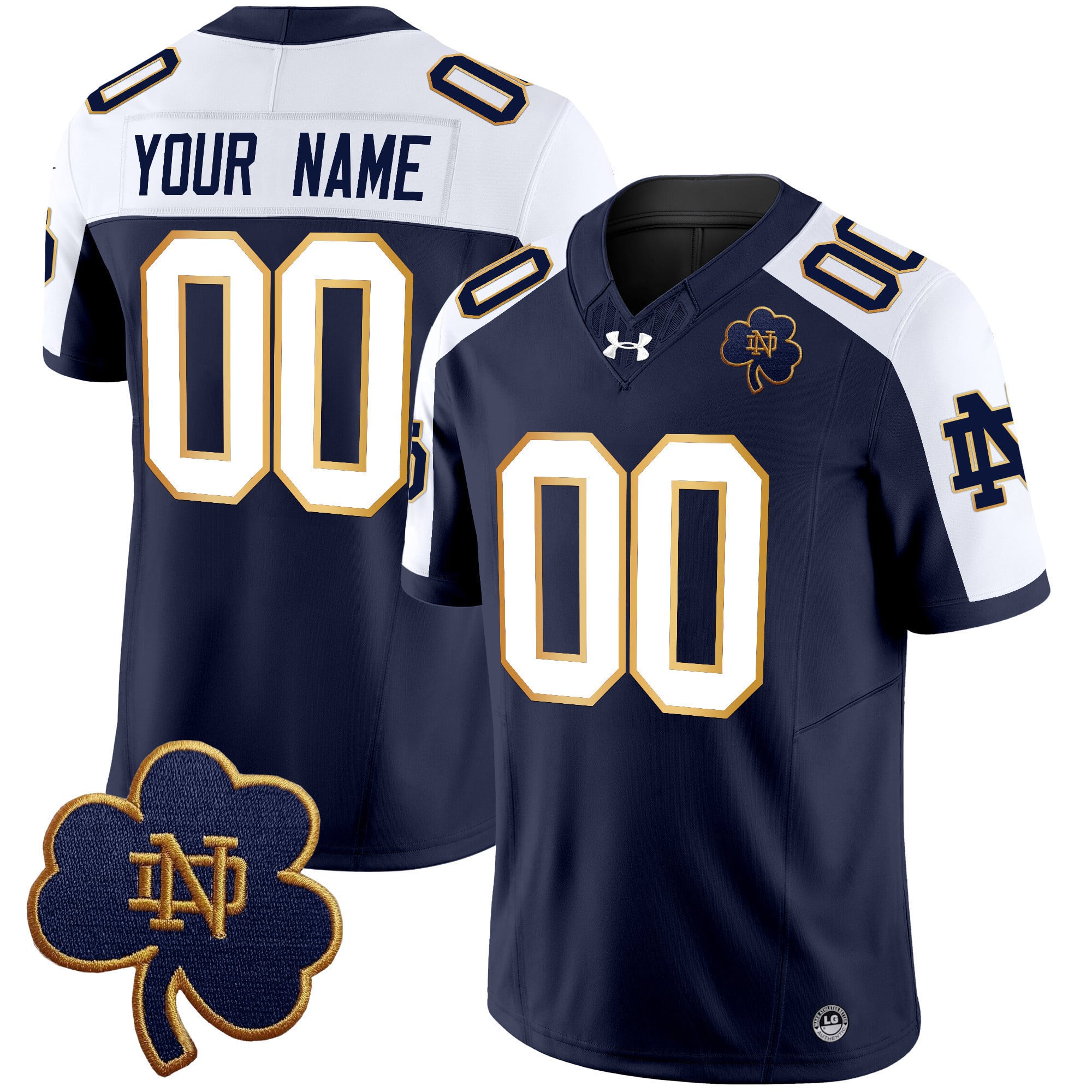 Notre Dame Fighting Irish 2024 Vapor Limited Custom Jersey V3 – All Stitched