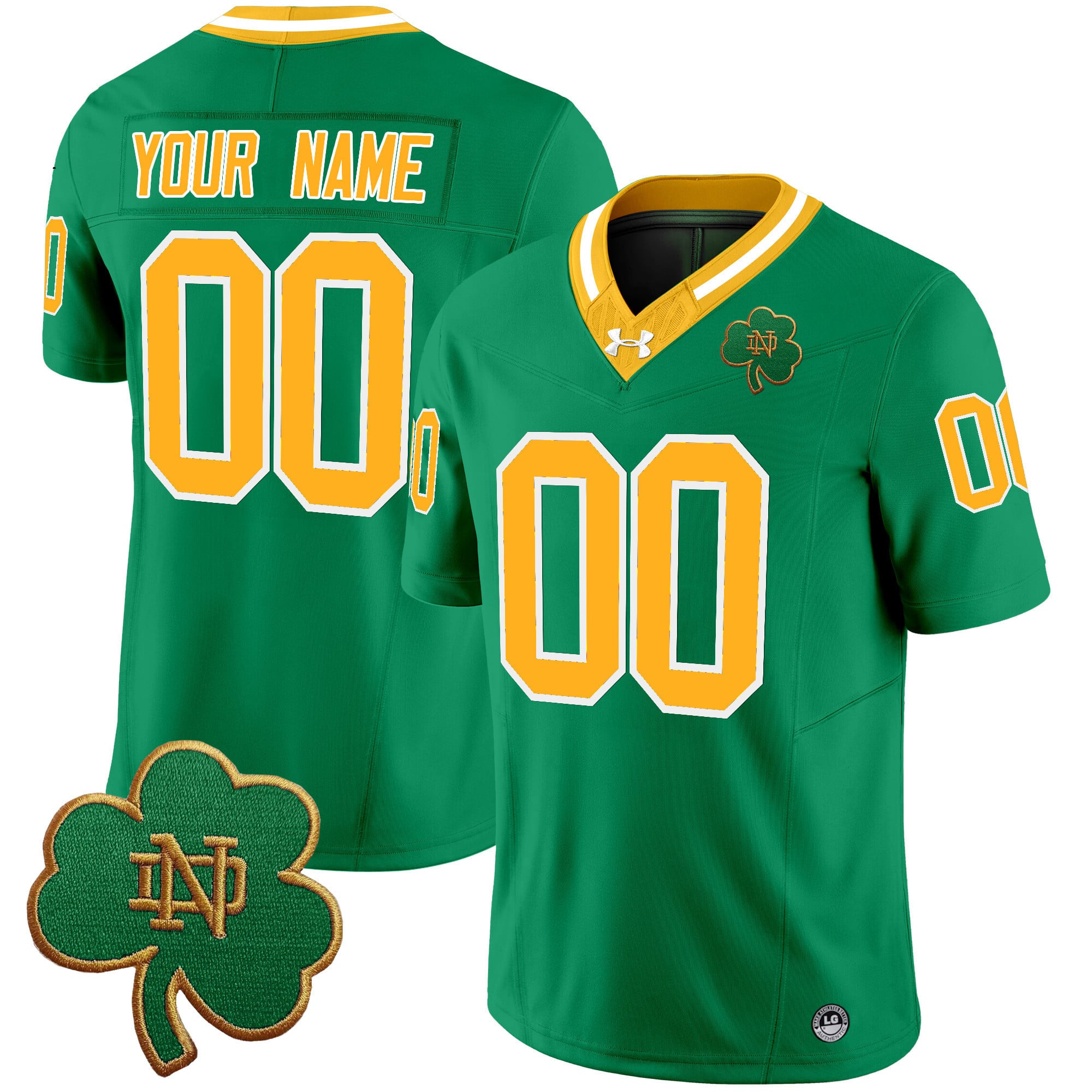 Notre Dame Fighting Irish 2024 Vapor Limited Custom Jersey V3 – All Stitched