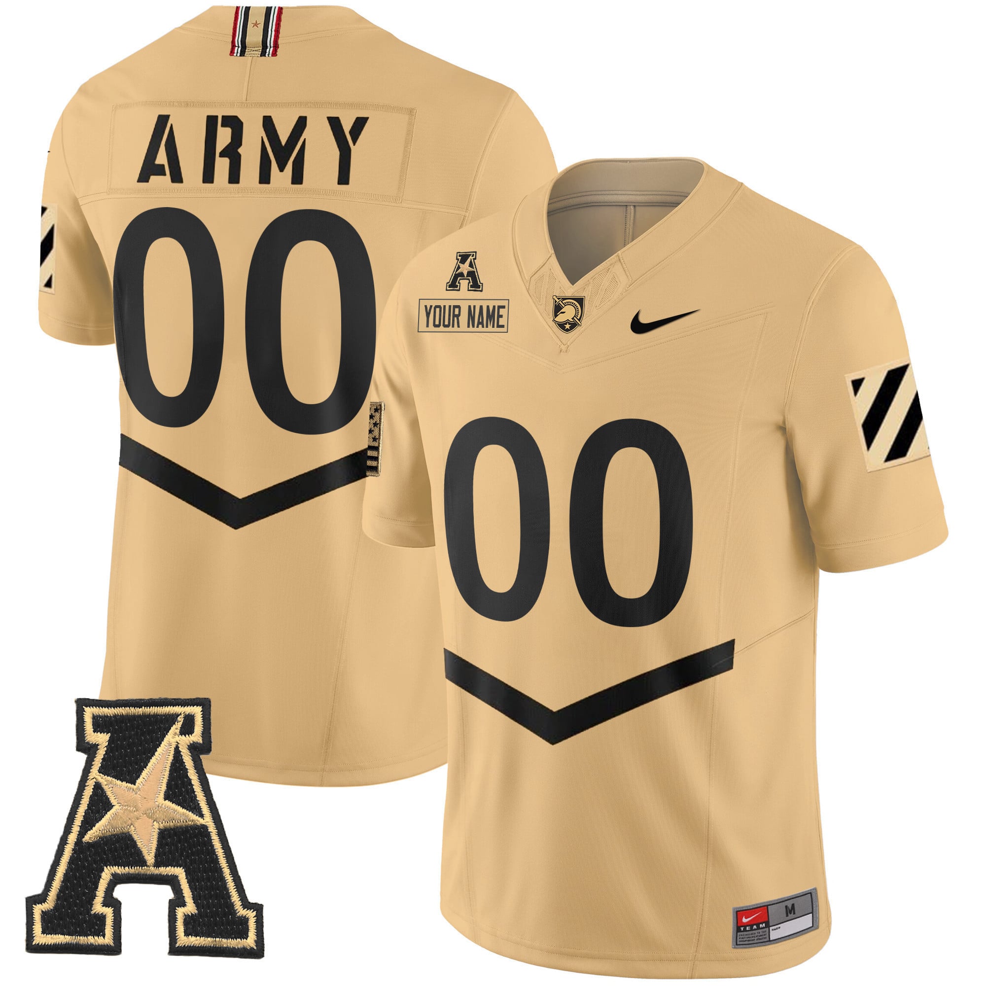 Army Black Knights 2024 Vapor Limited Custom Jersey – AAC Patch – All Stitched