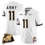 Men? Army Black Knights Rocky The Bulldog Patch Jersey – All Stitched
