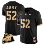 Men? Army Black Knights Rocky The Bulldog Patch Jersey – All Stitched