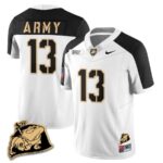 Men? Army Black Knights Rocky The Bulldog Patch Jersey – All Stitched