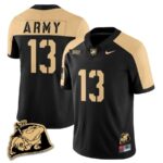 Men? Army Black Knights Rocky The Bulldog Patch Jersey – All Stitched