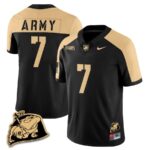 Men? Army Black Knights Rocky The Bulldog Patch Jersey – All Stitched
