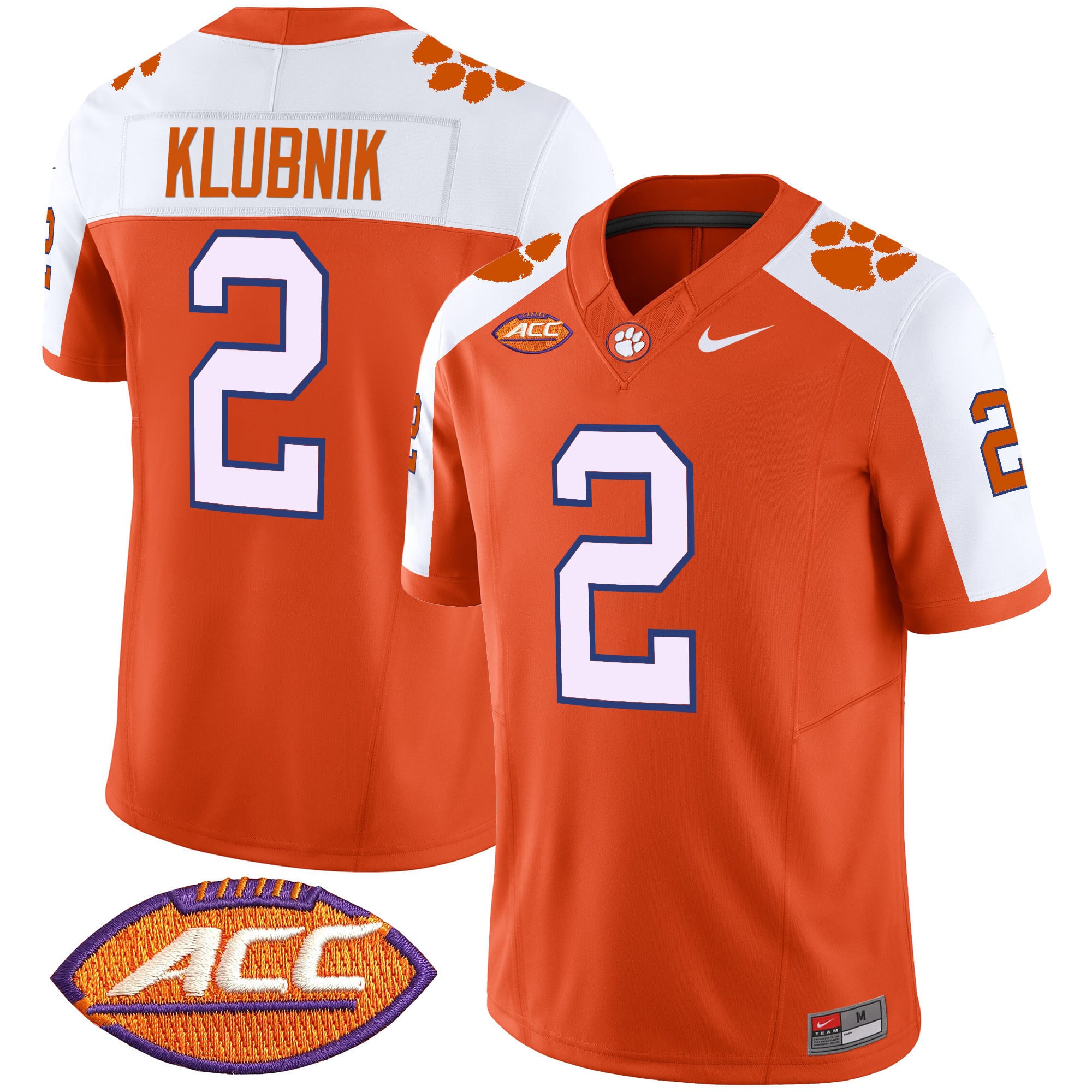 Men’s Clemson Tigers Vapor Limited Jersey V2 – All Stitched