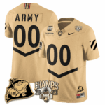 Army Black Knights 2023 CIC Trophy Champion Patch Custom Jersey – All Stitched