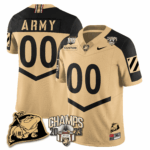Army Black Knights 2023 CIC Trophy Champion Patch Custom Jersey – All Stitched