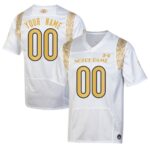 Notre Dame Fighting Irish Custom White Gold Jersey – All Stitched