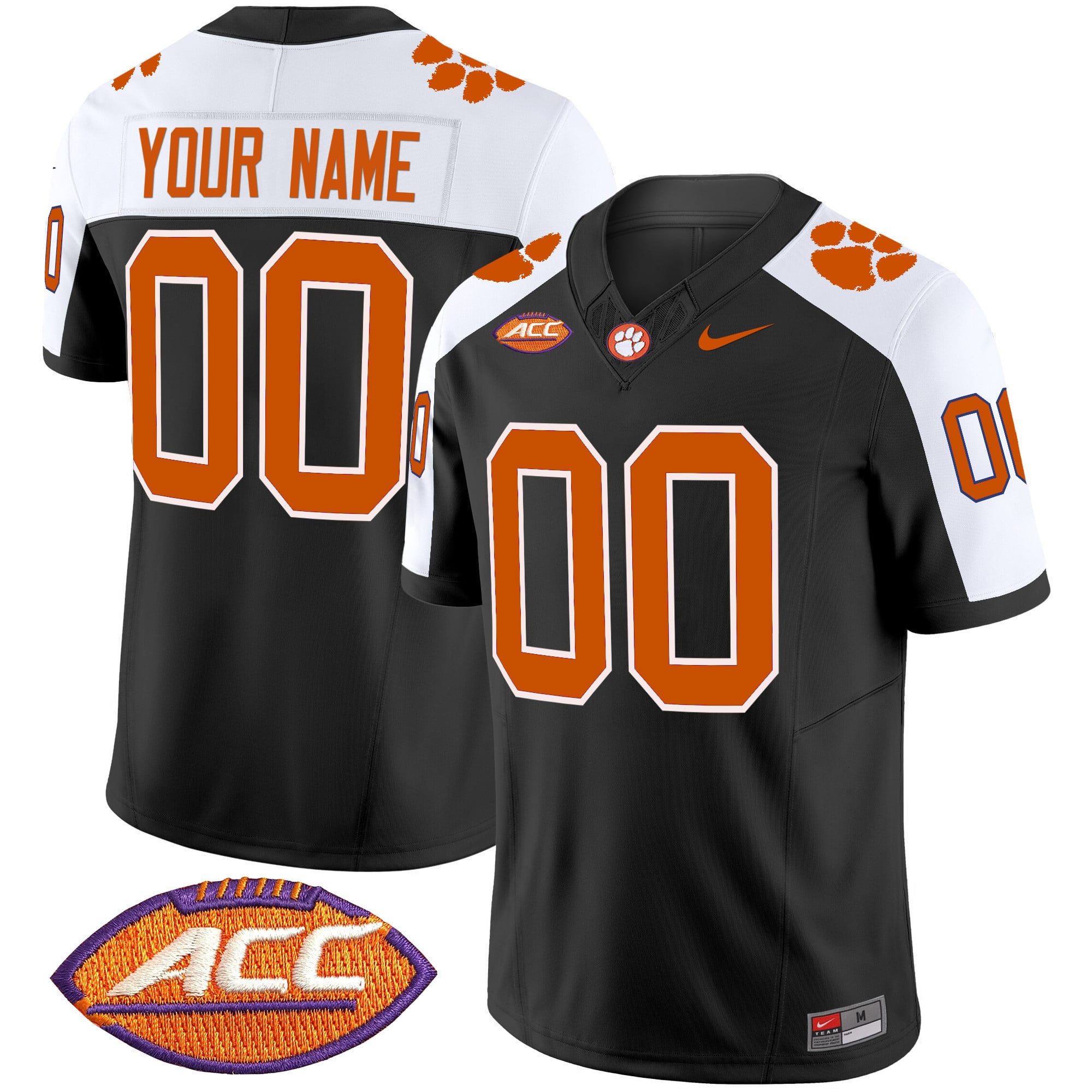 Clemson Tigers Vapor Limited Custom Jersey V2 – All Stitched