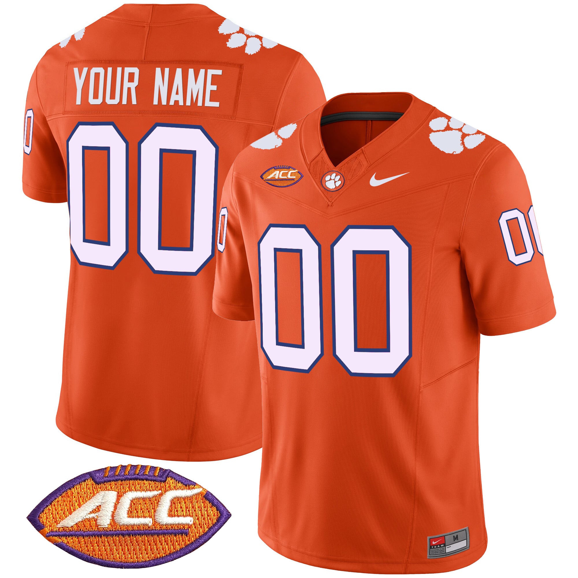 Clemson Tigers Vapor Limited Custom Jersey V2 – All Stitched