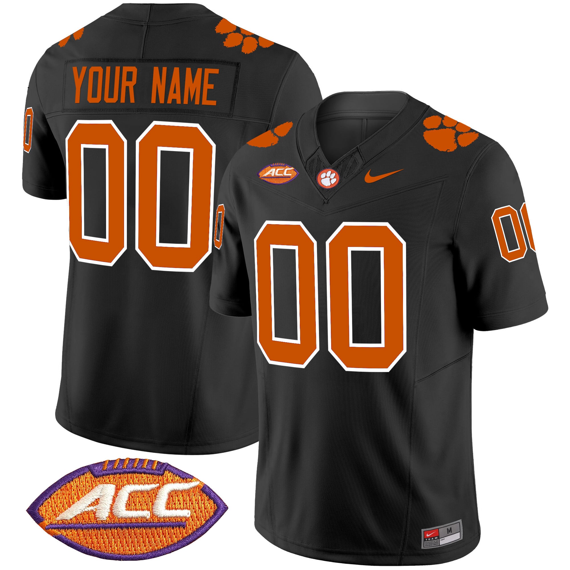 Clemson Tigers Vapor Limited Custom Jersey V2 – All Stitched