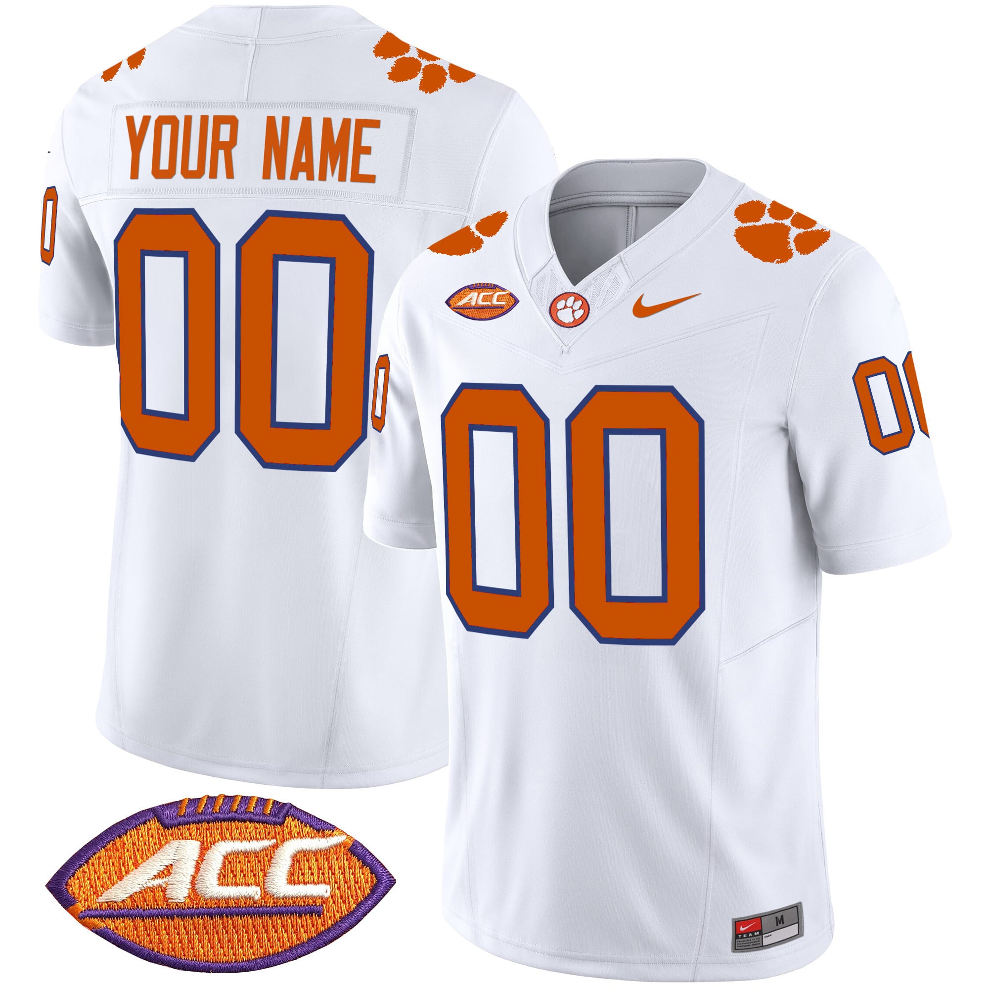 Clemson Tigers Vapor Limited Custom Jersey V2 – All Stitched