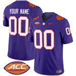 Clemson Tigers Vapor Limited Custom Jersey V2 – All Stitched