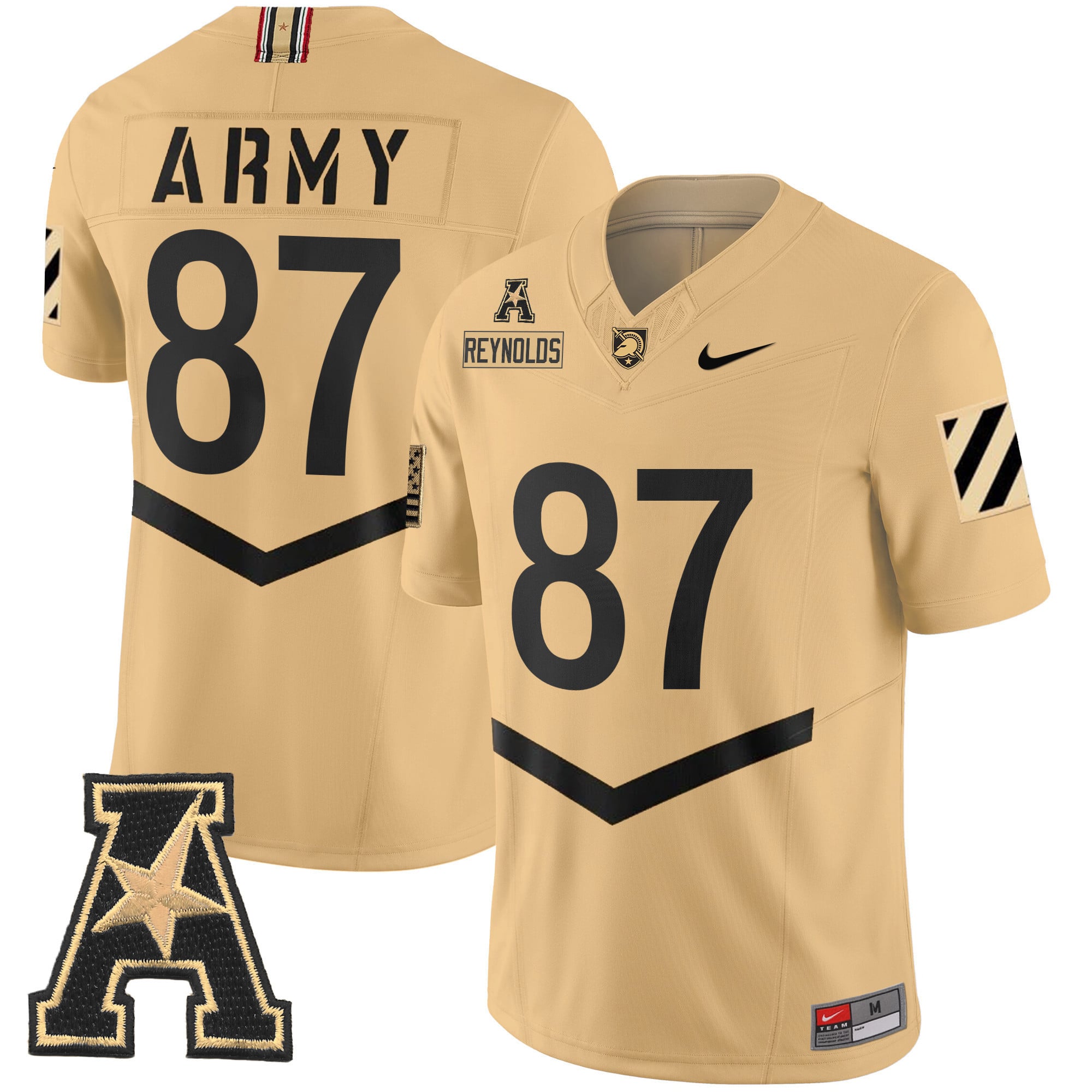 Men’s Army Black Knights 2024 Vapor Limited Jersey – AAC Patch – All Stitched