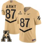 Men’s Army Black Knights 2024 Vapor Limited Jersey – AAC Patch – All Stitched