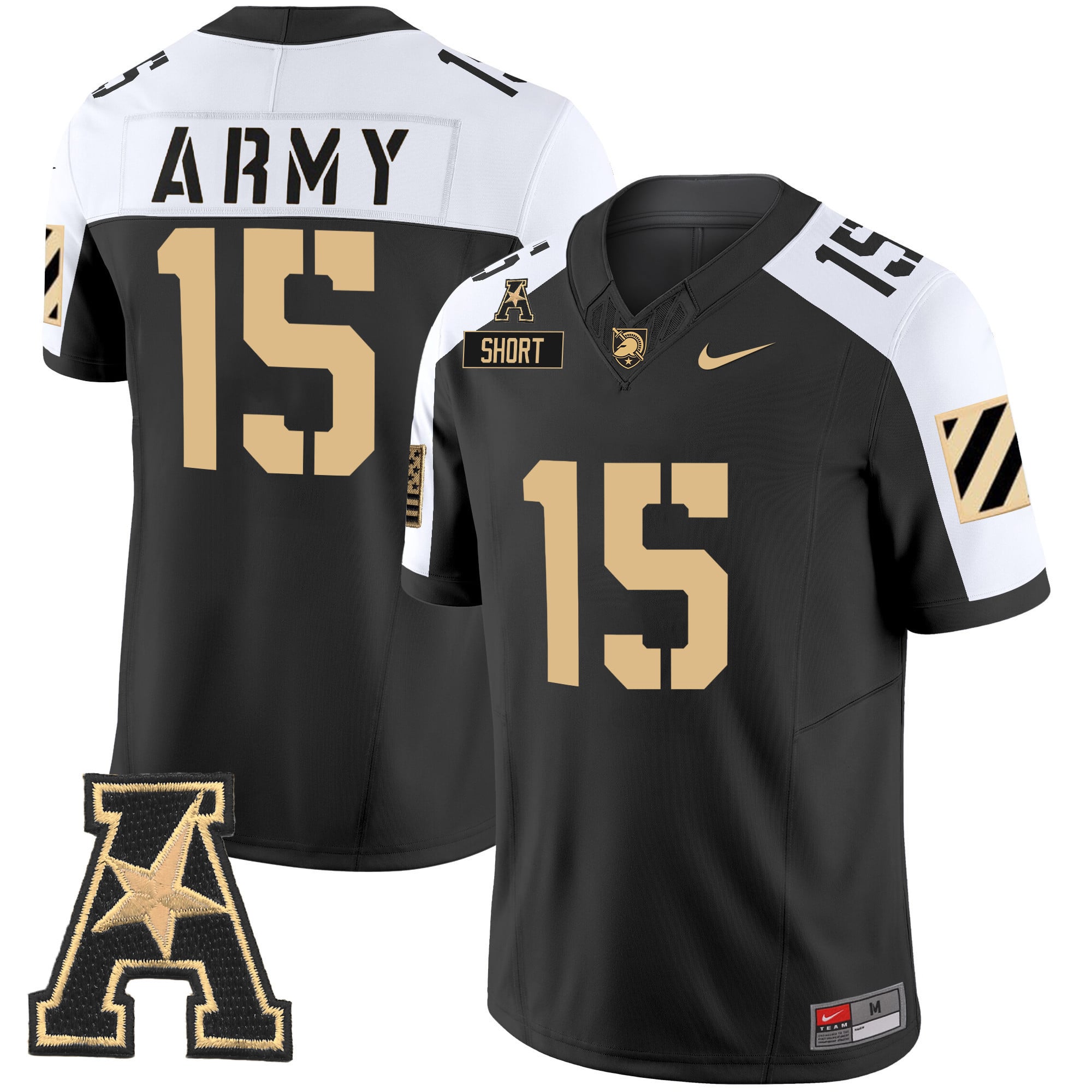 Men’s Army Black Knights 2024 Vapor Limited Jersey – AAC Patch – All Stitched