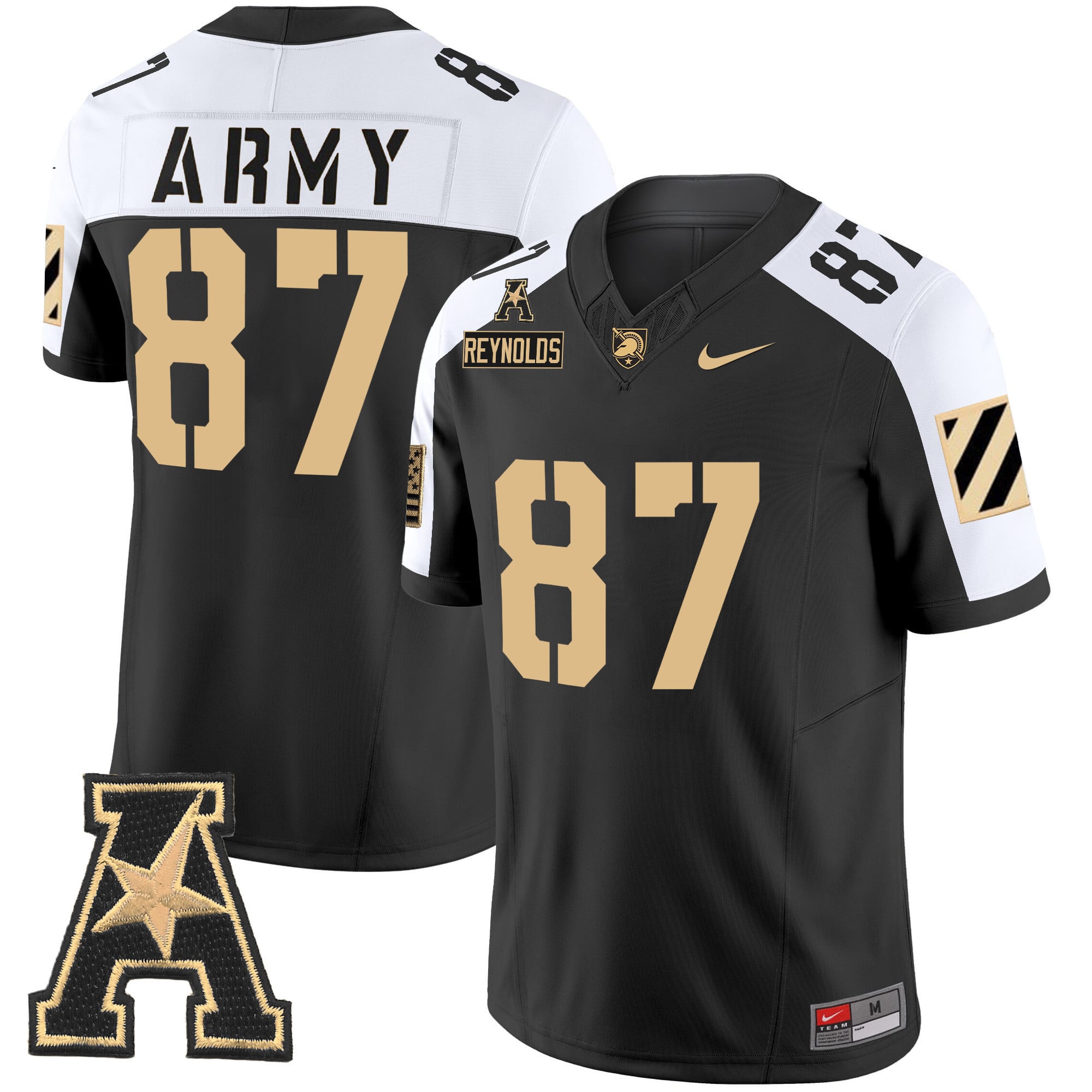 Men’s Army Black Knights 2024 Vapor Limited Jersey – AAC Patch – All Stitched